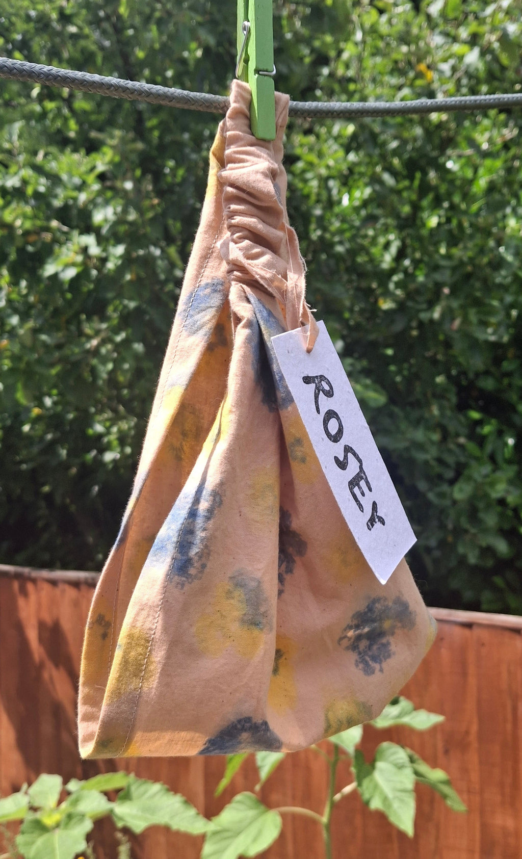Naturally Dyed Headwrap - Avocado, Viola