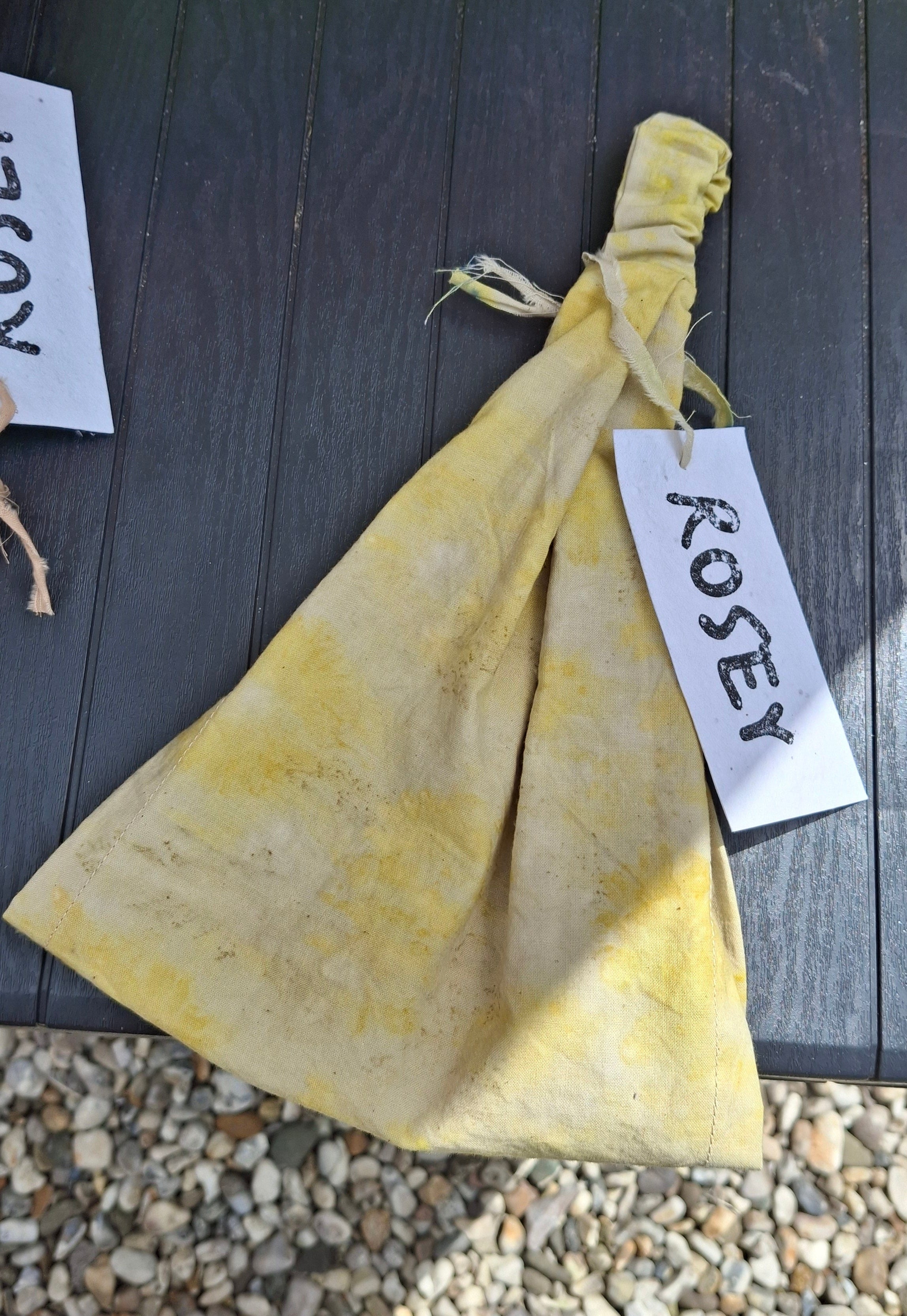 Naturally Dyed Headwrap - Nettle, Chamomile