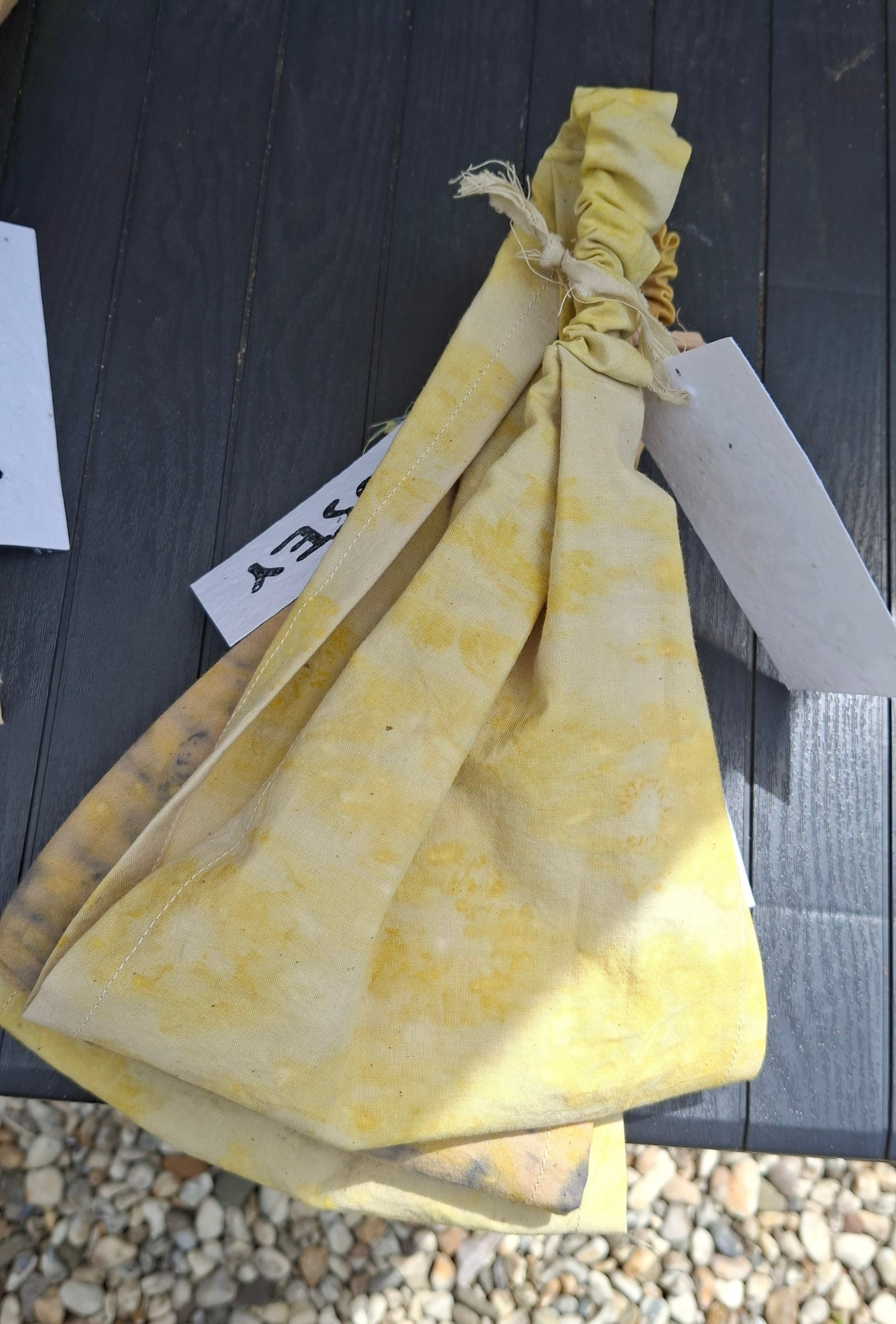 Naturally Dyed Headwrap - Nettle, Chamomile