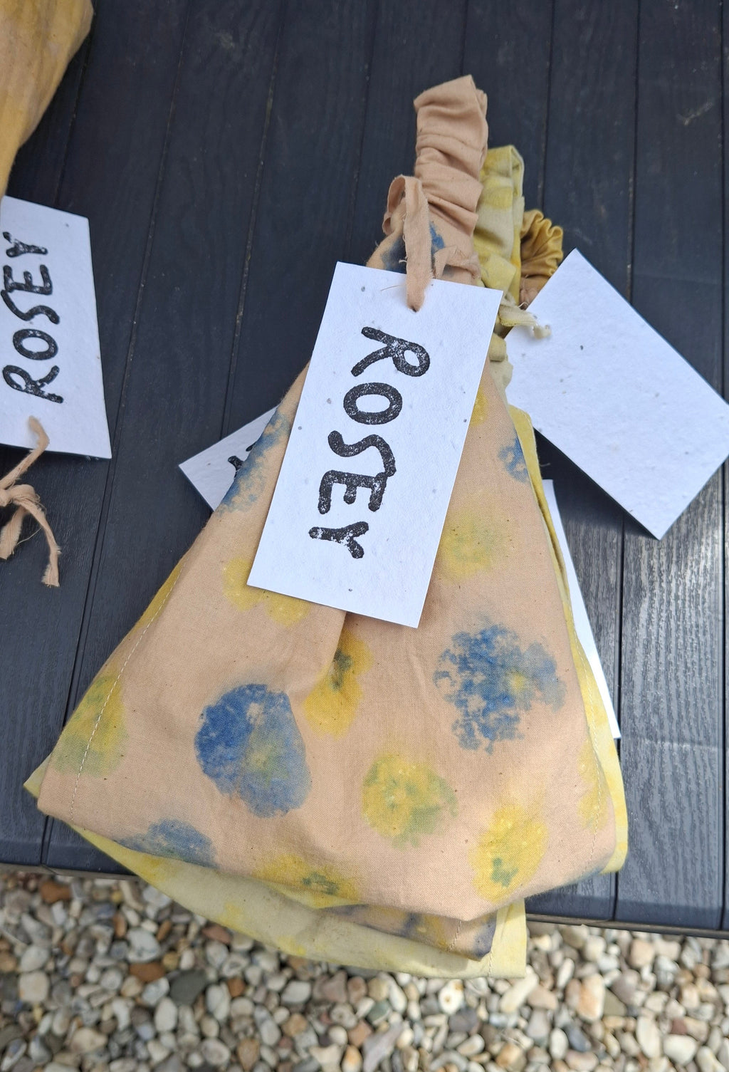 Naturally Dyed Headwrap - Avocado, Viola