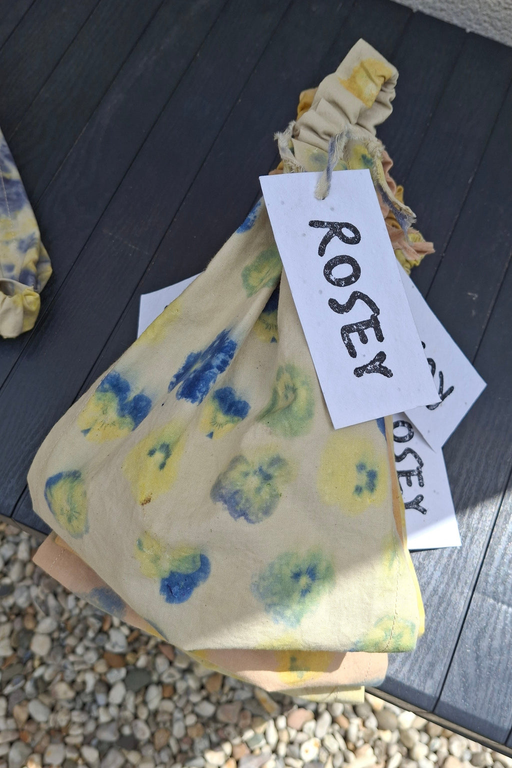 Naturally Dyed Headwrap - Nettle, Viola