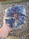 Naturally Dyed Scrunchie - Nettle, Chamomile, Poppy