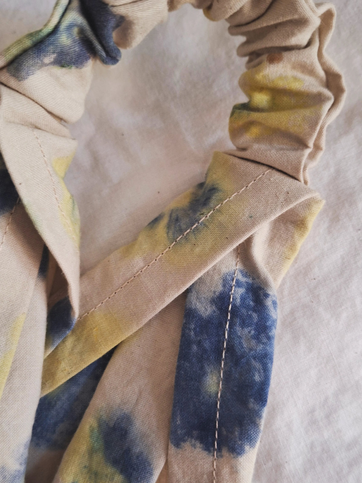 Naturally Dyed Headwrap - Nettle, Viola