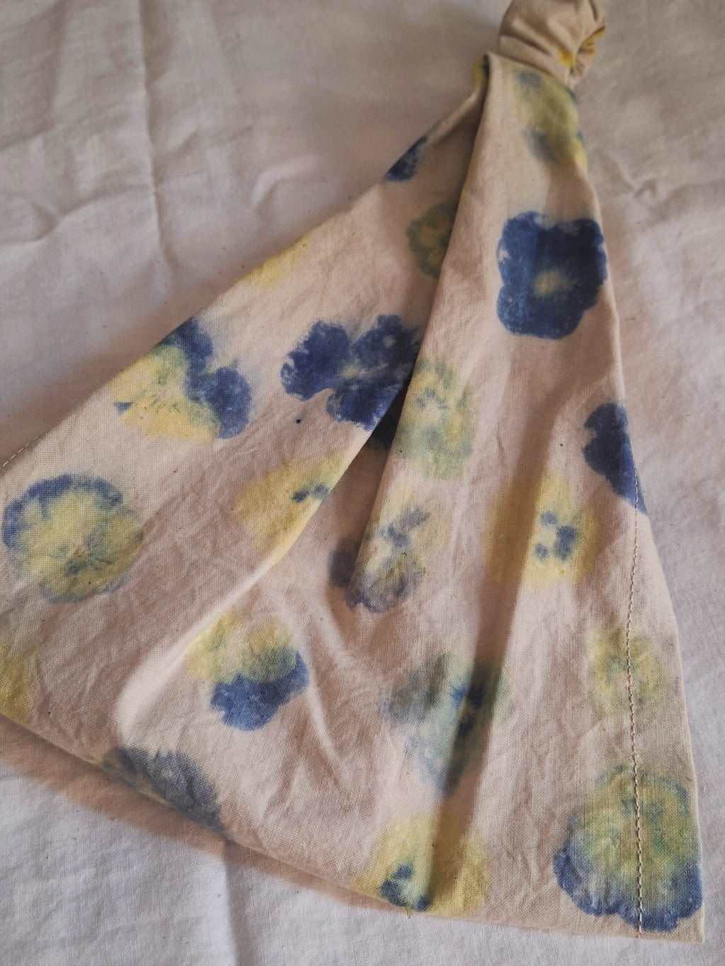 Naturally Dyed Headwrap - Nettle, Viola
