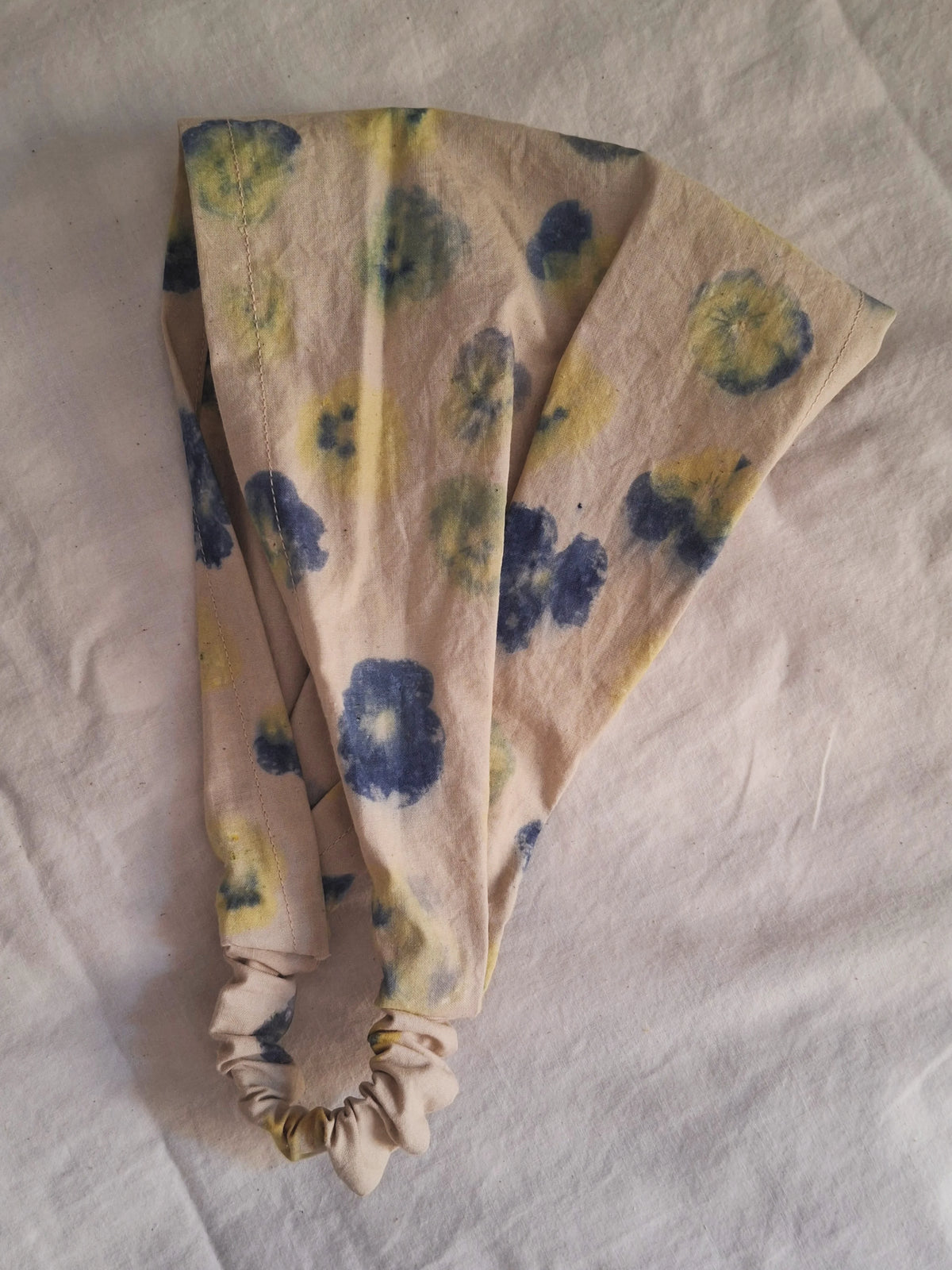 Naturally Dyed Headwrap - Nettle, Viola