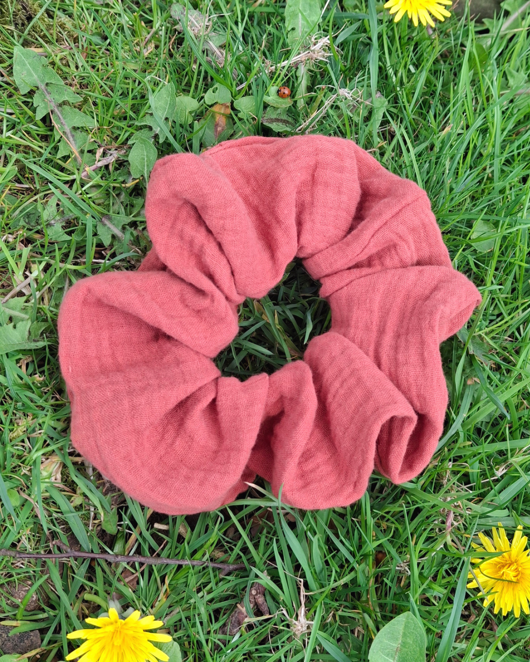 Cotton Scrunchie - Clay